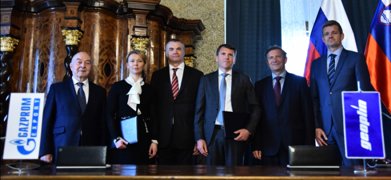 Nova pogodba za dobavo zemeljskega plina v Slovenijo je podpisana